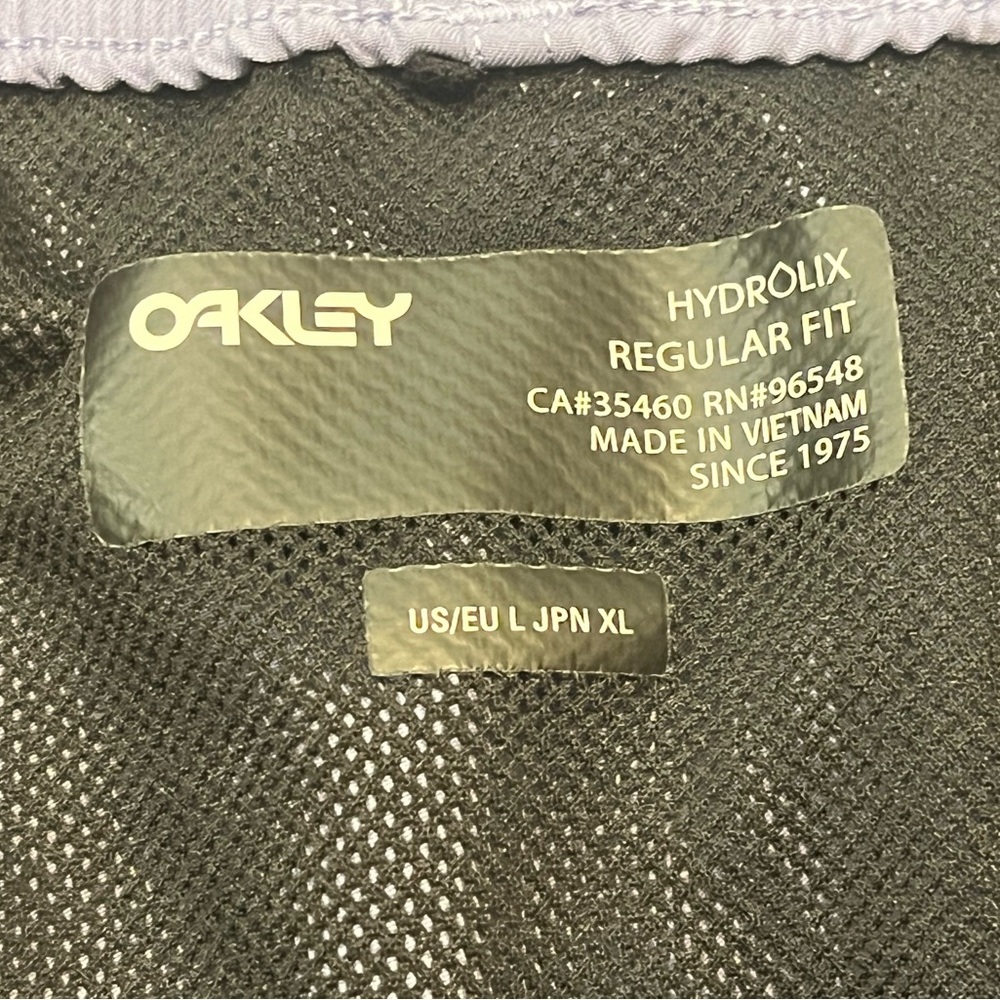 Oakley Hydrolix Regular Fit Men's Purple / Blue  Swim Trunks w Pockets Size XL - Picture 9 of 16